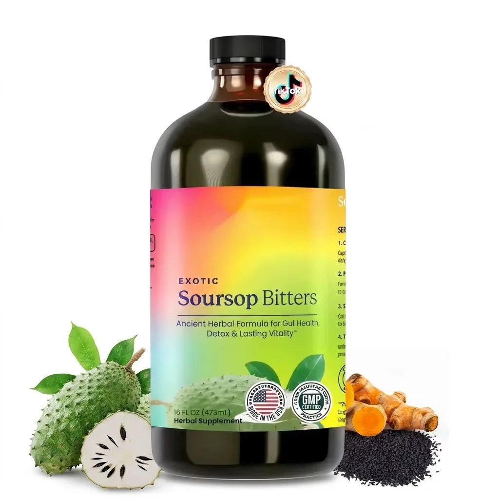 Bitters Bottle Set - 98% d'absorption élevée, extrait de corossol