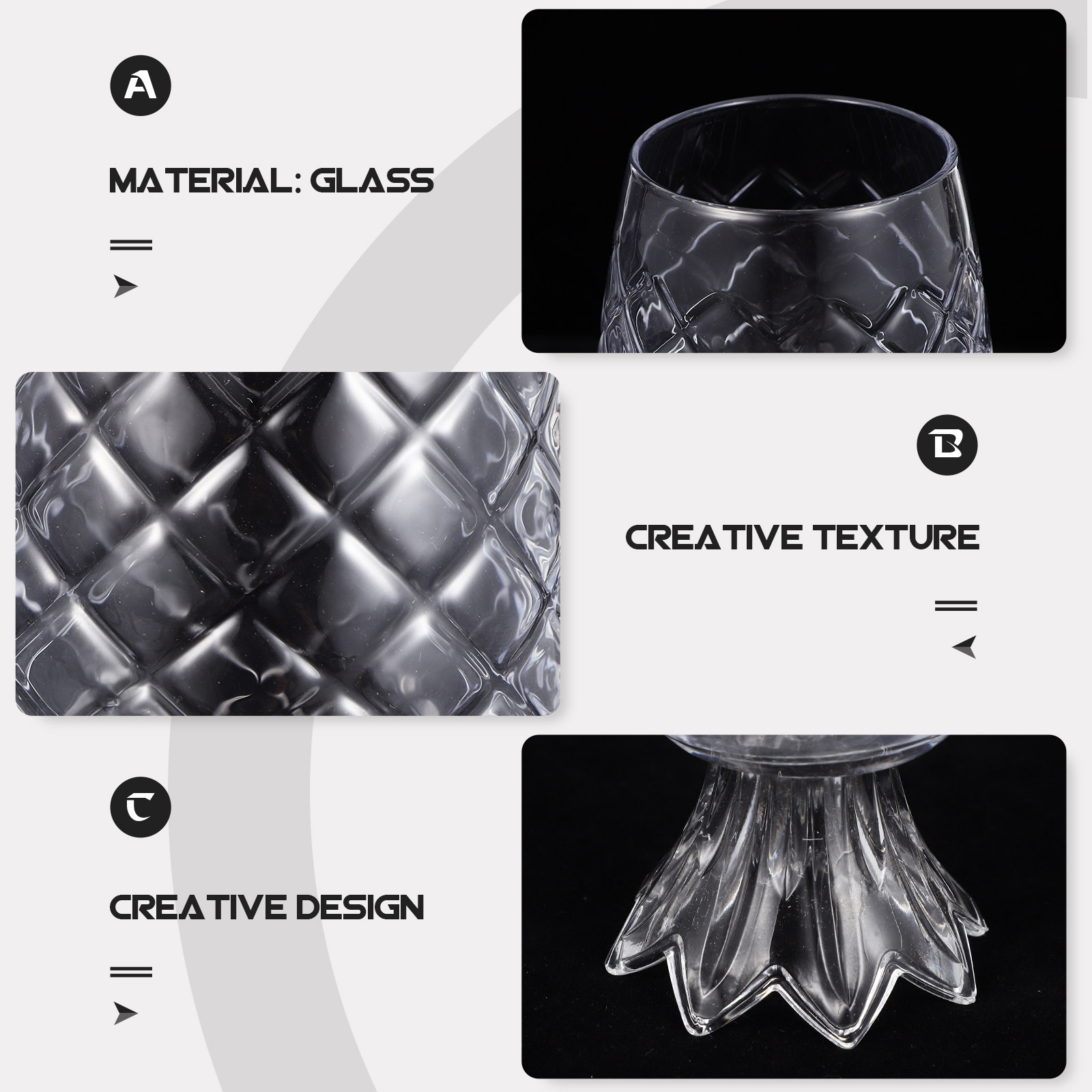 Home Bar Set - Ensemble de verres à cocktail en